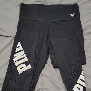 PINK Victoria's Secret Womens Leggings with Logo